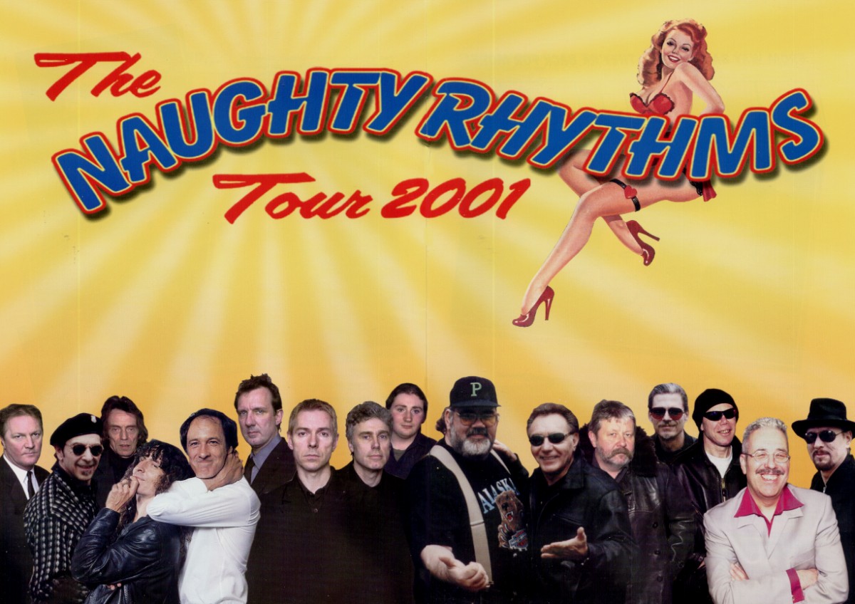 Naughty Rhythms Tour 2001 Poster